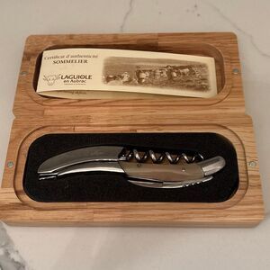 Laguiole en Aubrac Solid Horn Waiter's Corkscrew